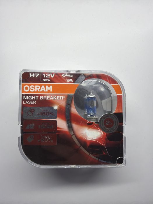 лампочки osram h7 night breaker laser