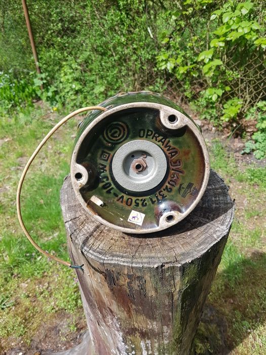 Stara lampa z PRLu bez klosza