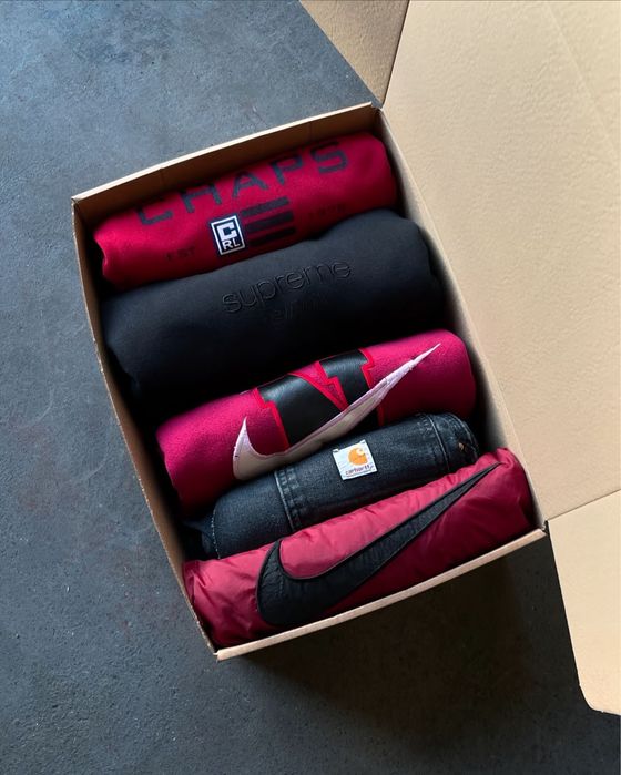 Mystery BOX з одягом | napapijri, fred perry, lonsdale
