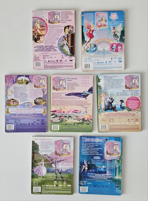 Barbie kolekcja 7 bajek na DVD