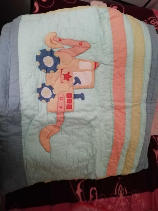 Colcha patchwork cama solteiro