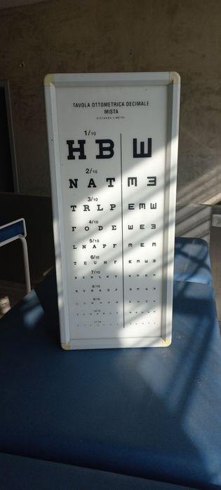 Objeto para fazer exames oftalmologia