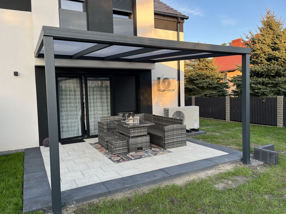 Aluminiowe zadaszenia tarasów - sprzedaż, montaż.