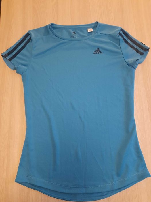 T-shirt adidas rozm. XS, niebieska