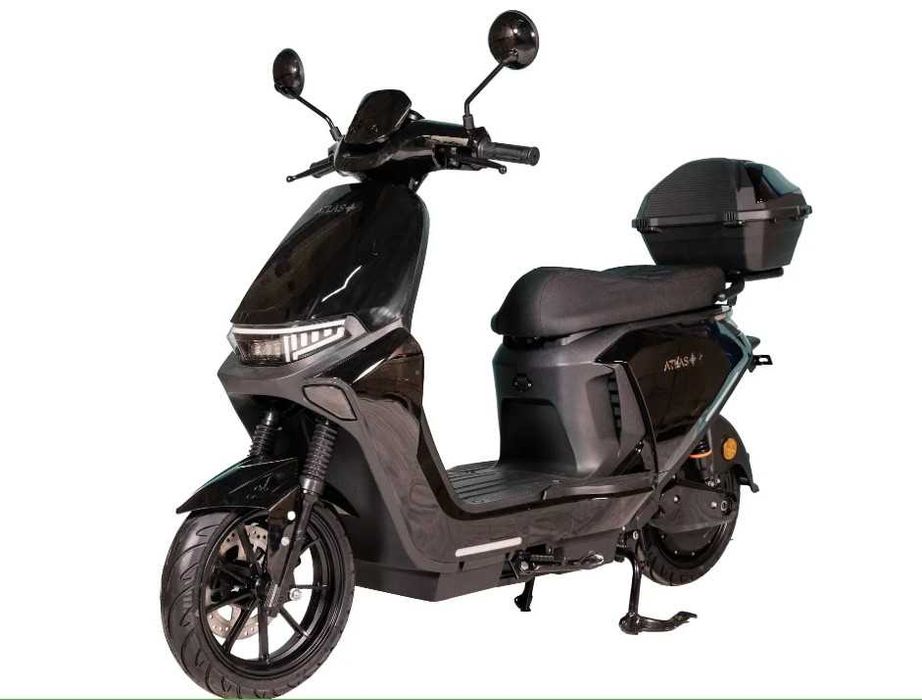 Електробайк ATLAS Shark 2 Box 2000W Black БЕЗКОШТОВНА ДОСТАВКА Електроскутер Атлас Шарк