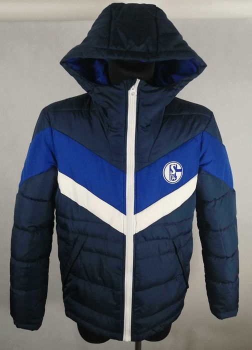 FC SCHALKE 04 Official Kurtka Męska Zimowa M Oryginalna Super Stan