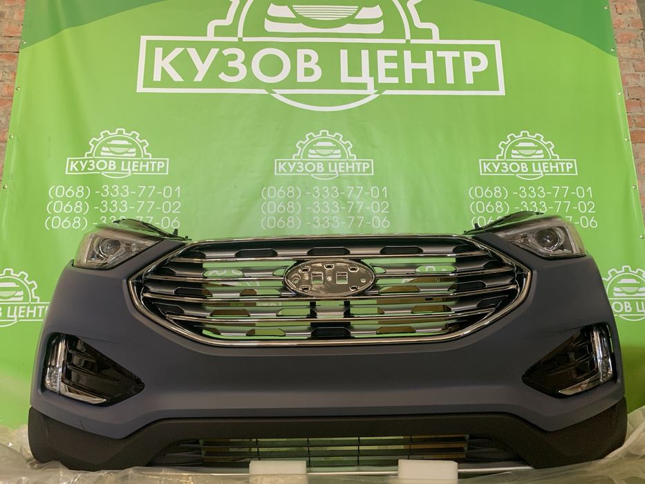 Комплект бампер передний в сборе Ford Edge 2019-2024 форд едж еж фара