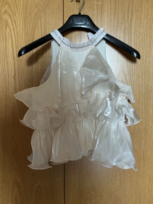 Top para festas usado uma vez