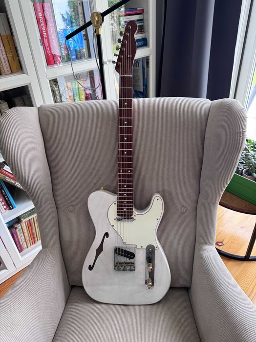Gitara lutnicza CROW T-Style Semi Hollow – Jesion, Nitro, Seymour Duncan, Gotoh