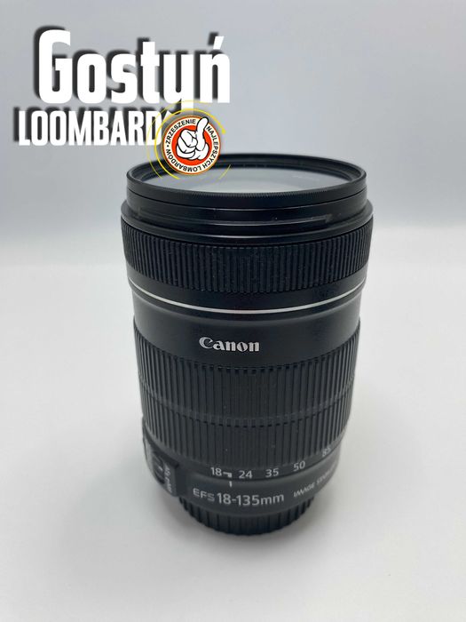 od Loombard Gostyń Obiektyw CANON EF-S 18-135MM F/3.5-5.6 IS