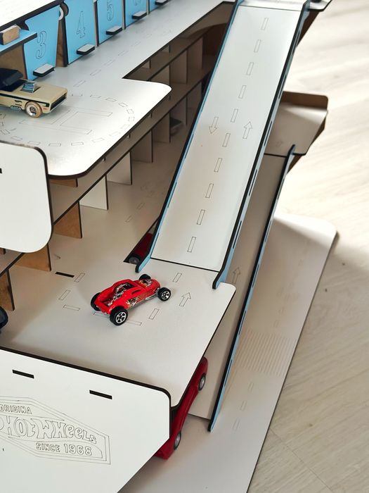 Паркінг для машинок, дитяча парковка, hotweels