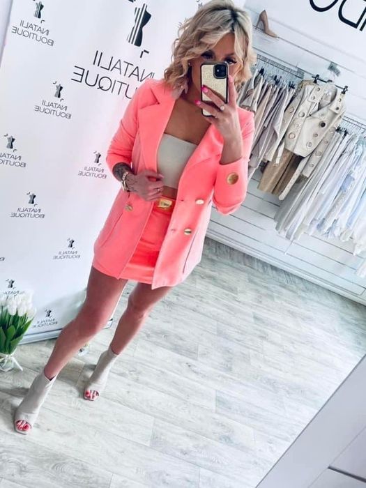 Nowa spodnica neon La Monne rozmiar XS S
