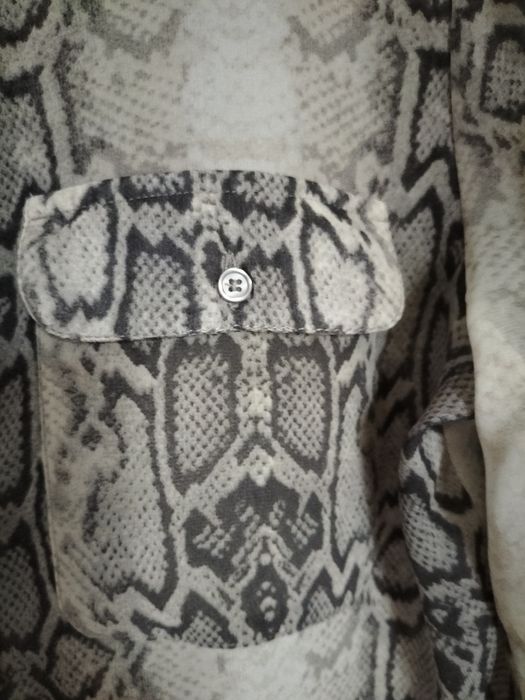 super bluzka długi rękaw  damska 42 w zwierzęcy print