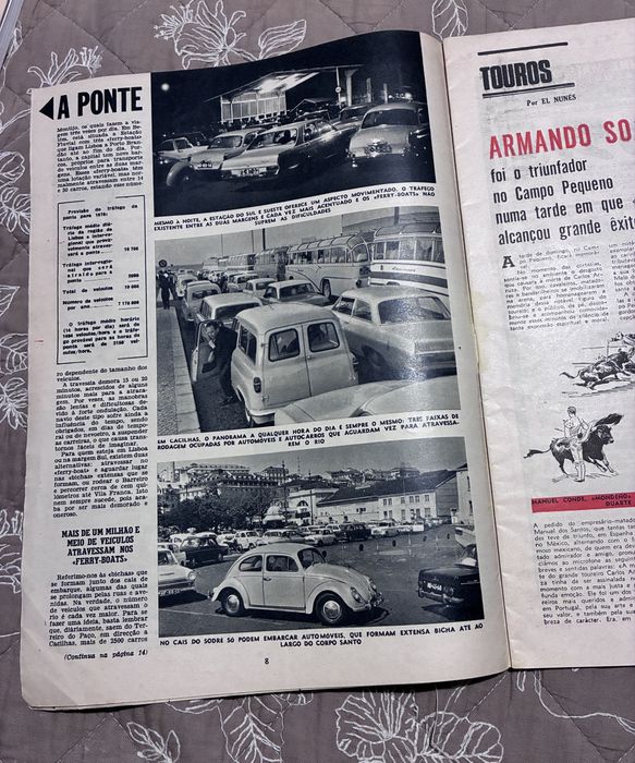 Revista Século Ilustrado 1966 Ponte 25 Abril Sporting de Braga