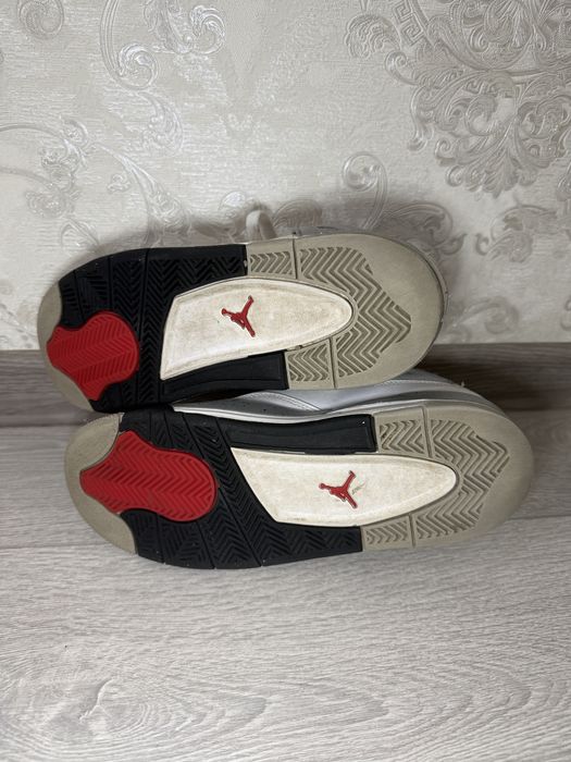 Кросівки шкіряні nike air jordan 4 retro