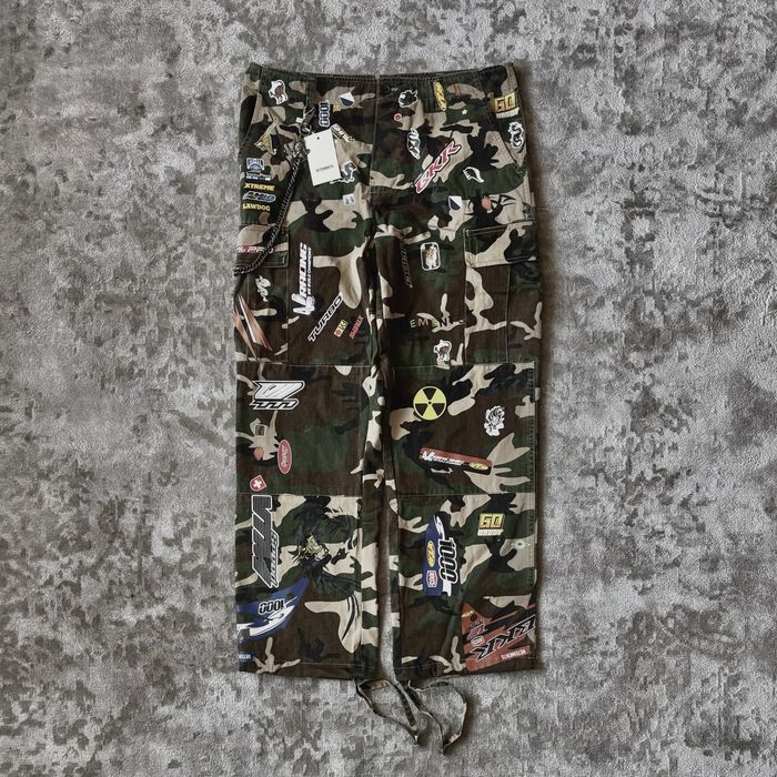 1:1 ! НА РУКАХ ! VERY RARE ! Vetements AW18 «Sticker» Cargo Pants | Balenciaga type