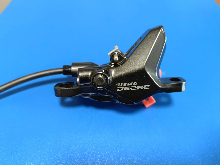 Тормоз гидравлический Shimano Deore M6100 передний/Адаптеры