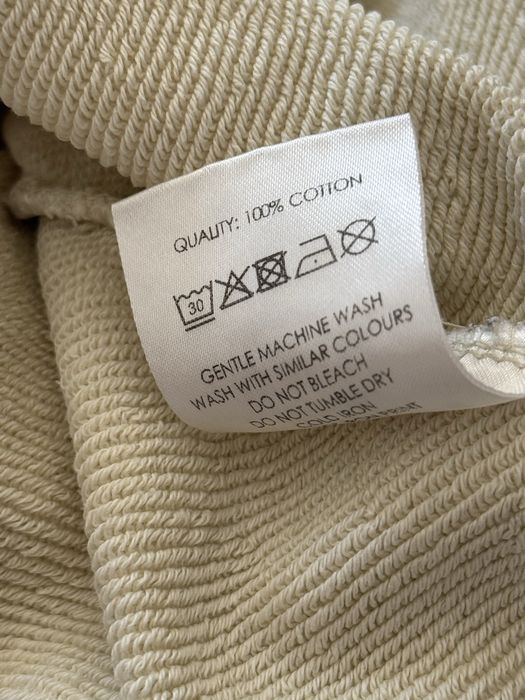 Bluza Holzweiler L crewneck haft big logo ecru masełkowa designer