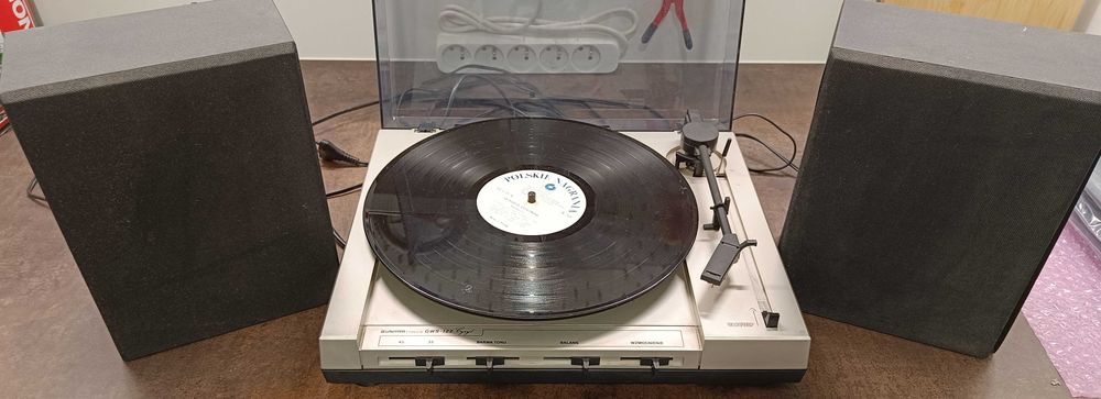 Gramofon Unitra Fonica GWS-122 Cyryl – sprawny, dobry stan + głośniki
