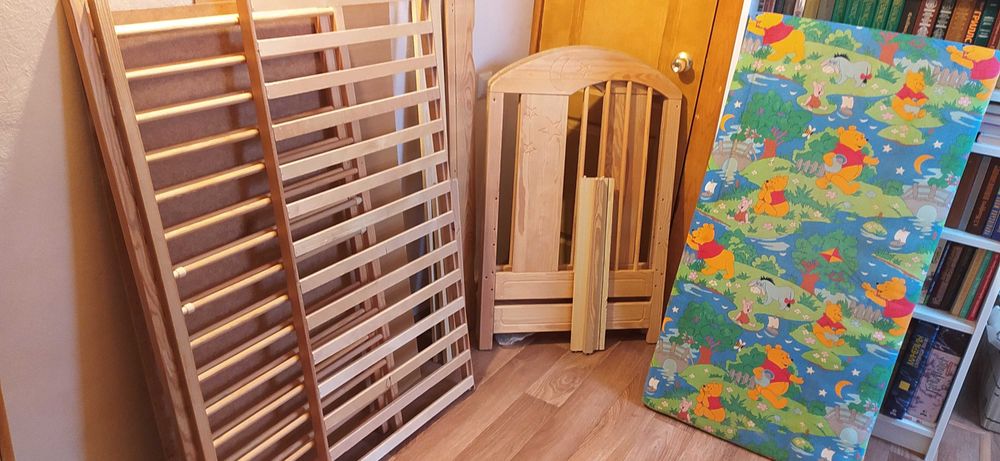 Ліжко дитяче з шухлядою та матрацом