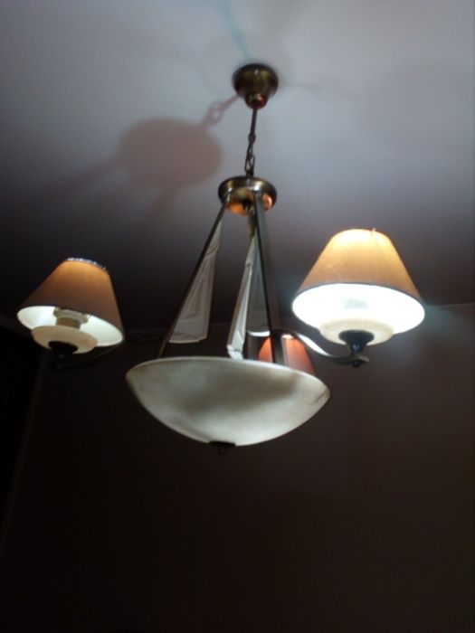 Candeeiros em pedra de alabastro