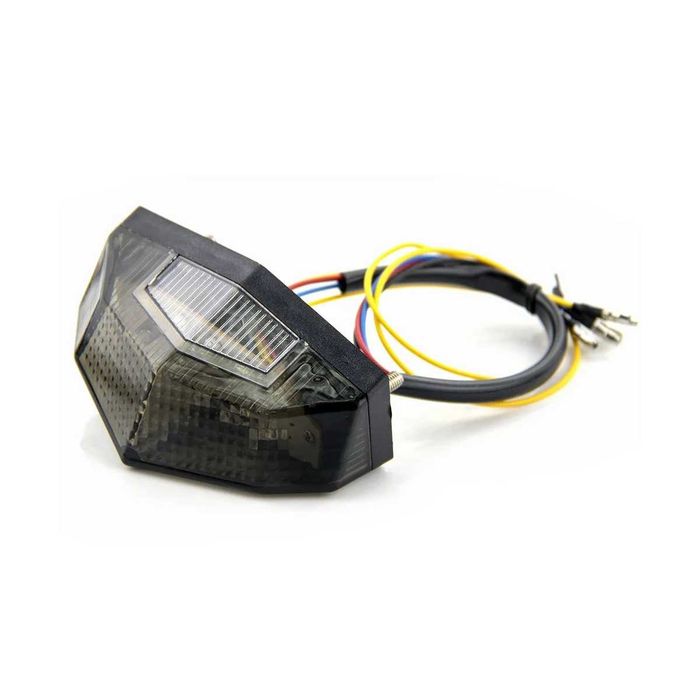 Farolim Traseiro LED para Moto - 11 LED Multifuncional Pisca Integrado