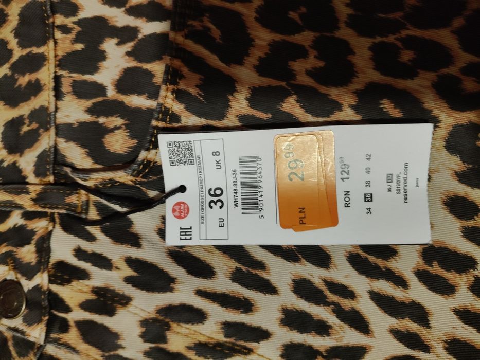 Spodnie damskie panterka.