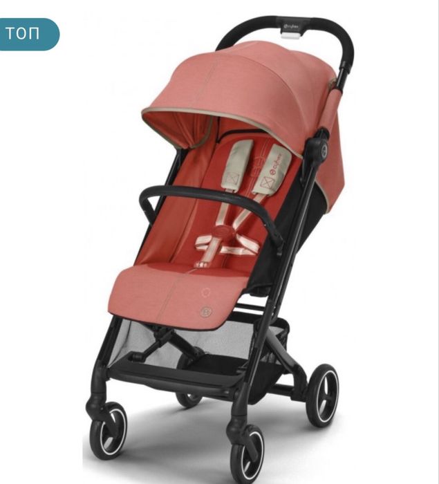 Прогулянкова коляска Cybex Beezy hibiscus red