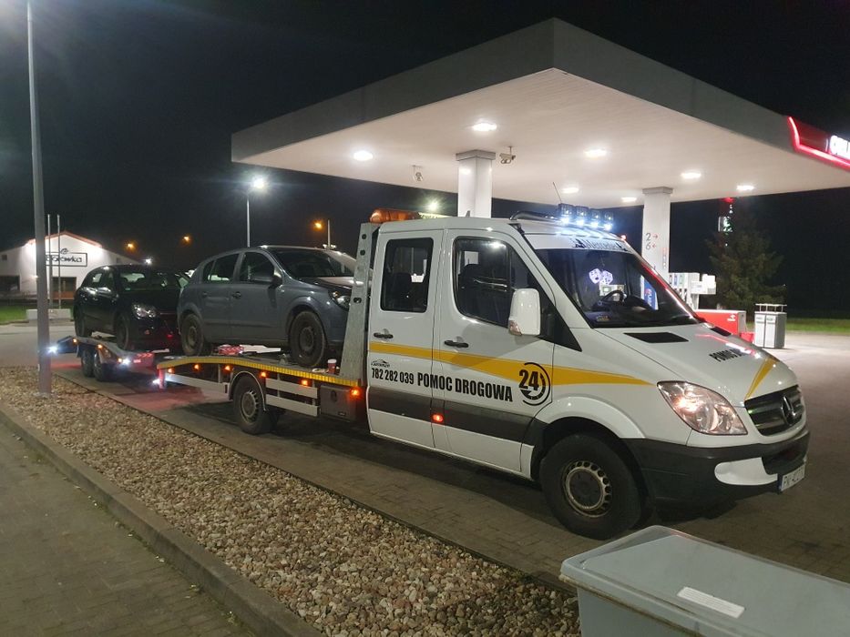 Usługi transportowe pomoc drogowa