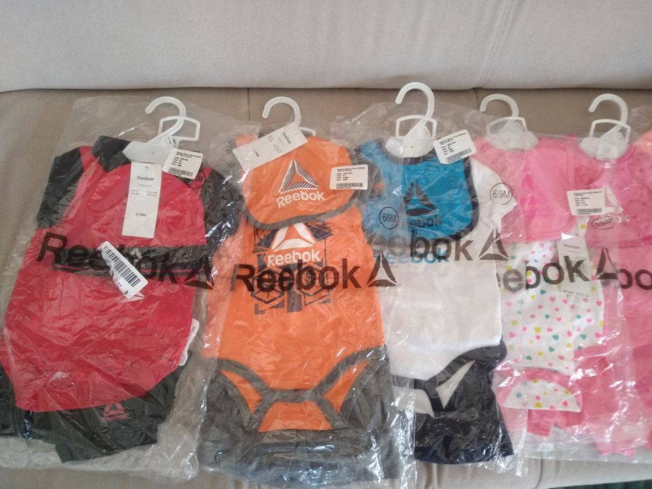 Reebok Body dziecięce, spodenki, zestaw chłopiec dziewczynka