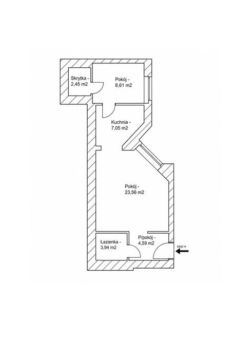 Parter 50 m² | możliwość 3 pokoi | bezczynszowe | Syców