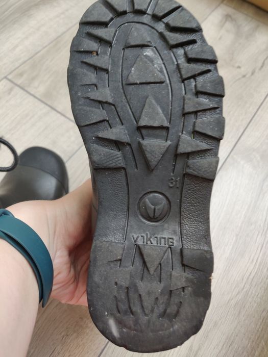 Czarne kalosze chłopięce Viking 31/20,5 cm