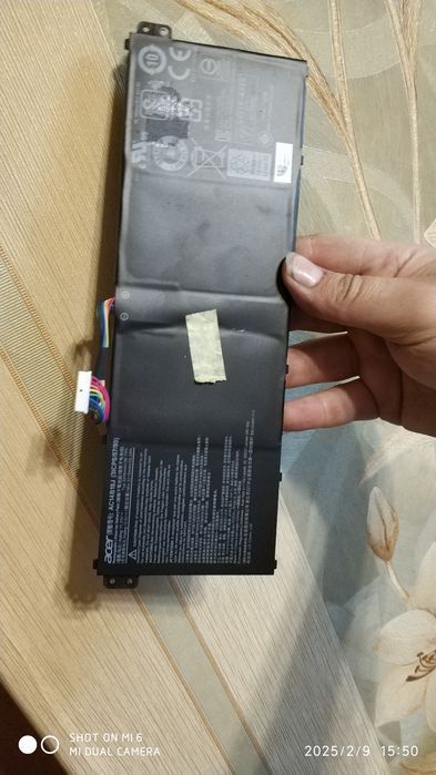 Аккумулятор ноутбука acer es1 523 AC14B18J (3ICP5/57/80) 3115mAh 11.31