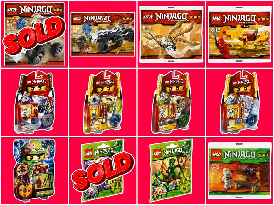 Нові LEGO (Лего) набори із серії NINJAGO