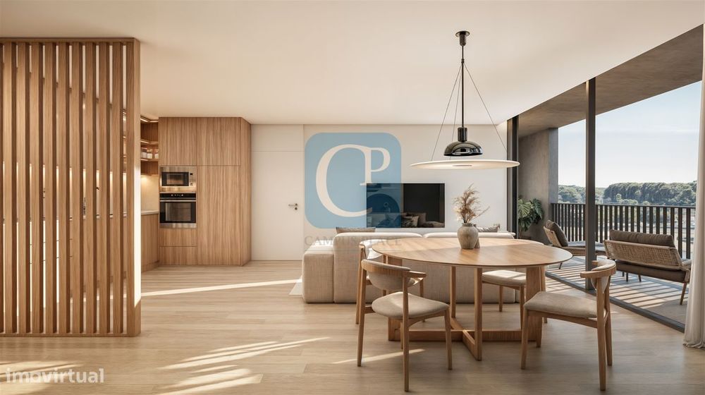 Apartamento T1 em construção no Empreendimento 351 Almare - Viana do C