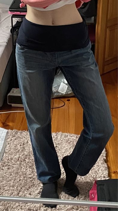 Spodnie jeansy ciążowe