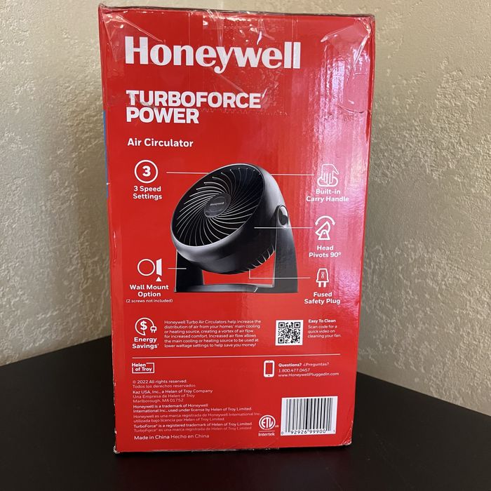 Мережа 110в! | Вентилятор Honeywell HT900 TurboForce | мережа 110в!