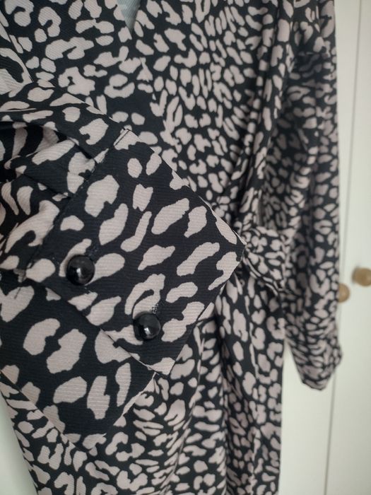 Sukienka kopertowa z wiskozą uniwersalny rozmiar