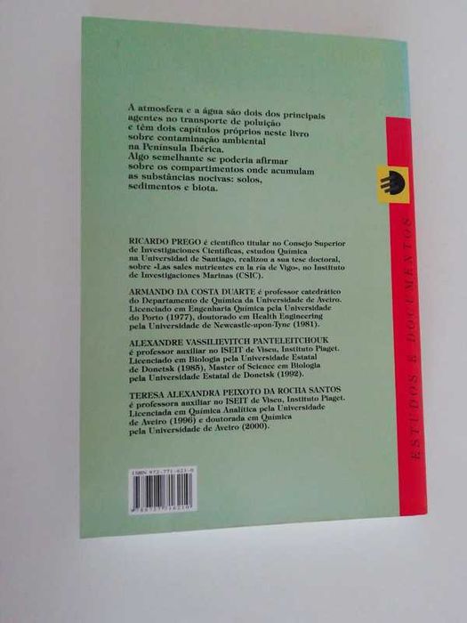 Estudos sobre contaminação ambiental
