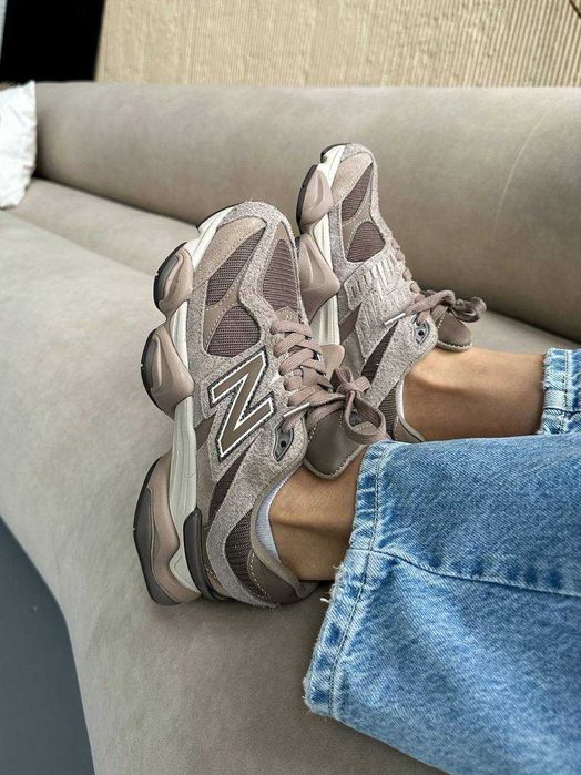 Кроссовки Женские New Balance 9060 Beige Brown/NB Кросівки НьюБеланс