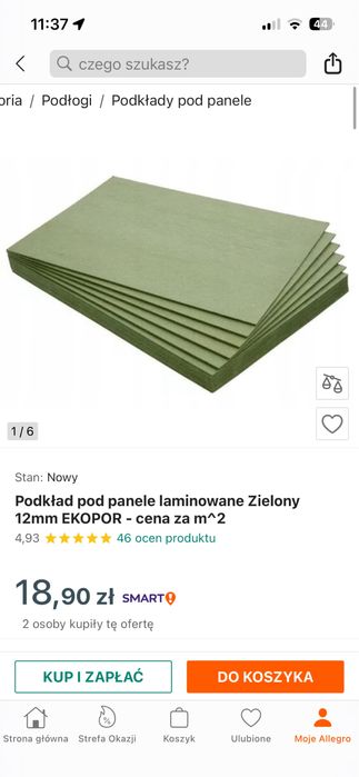 Ekopłyta/ izopanel / podkład pod panele 12mm