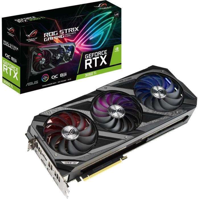 Відеокарта Asus ROG STRIX RTX3060TI  OC 8Gb GAMING