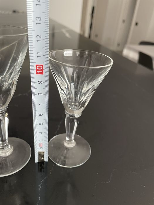 Copos de cristal Vintage