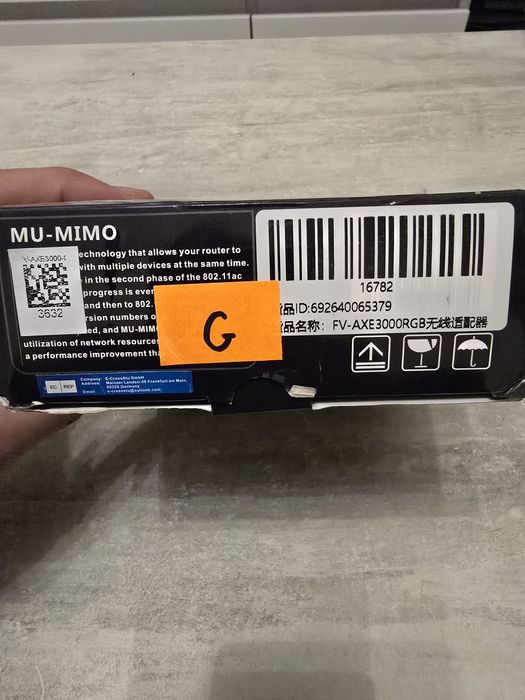 Мережева карта Fenvi AXE3000 Wi-Fi 6E