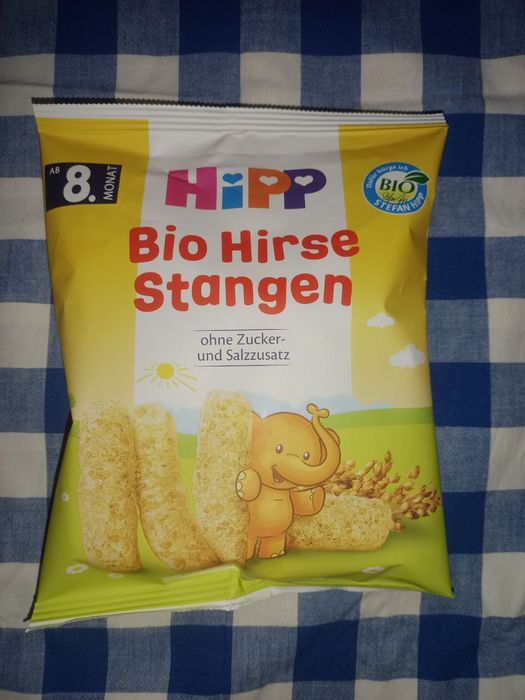 Палички дитячі Hipp пшеничні 8+, печиво міні злакове