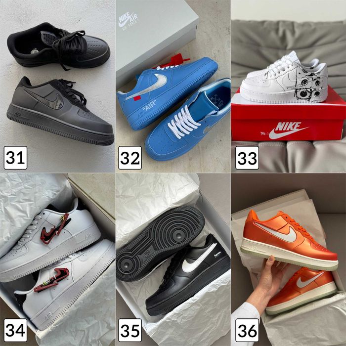 Кроссовки Nike Air Force Low Off White Independence Форси Люкс якість