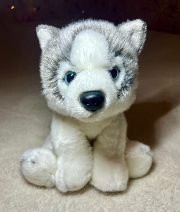 М'яка іграшка animigos world of nature хаскі 26 см