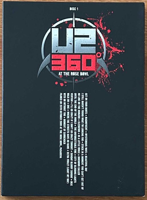 U2 - 360' at the Rose Bowl - 2009 - DVD x 2
