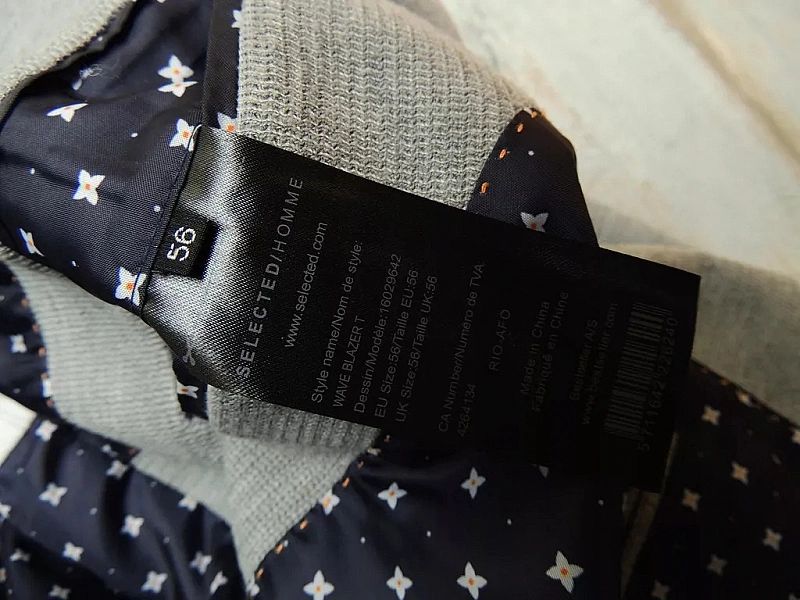 Selected Wave Blazer Marynarka Męska Slim Premium