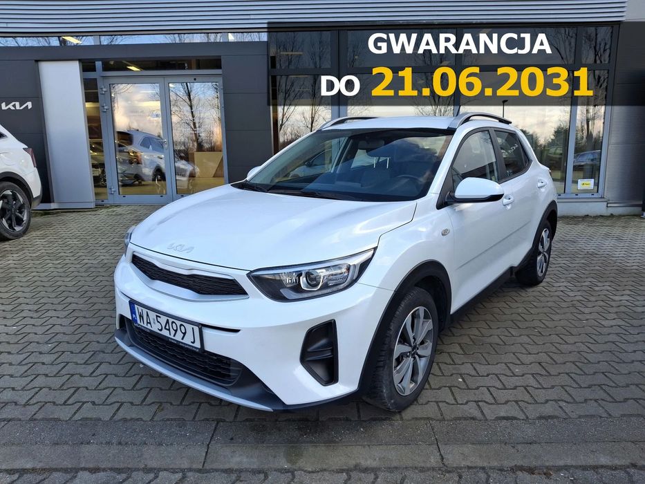 Kia Stonic Kia Stonic 2024 100KM 74kW niski przebieg biały manual ogrzewane fotel